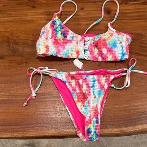 Envy Multicolor Ruched Bikini